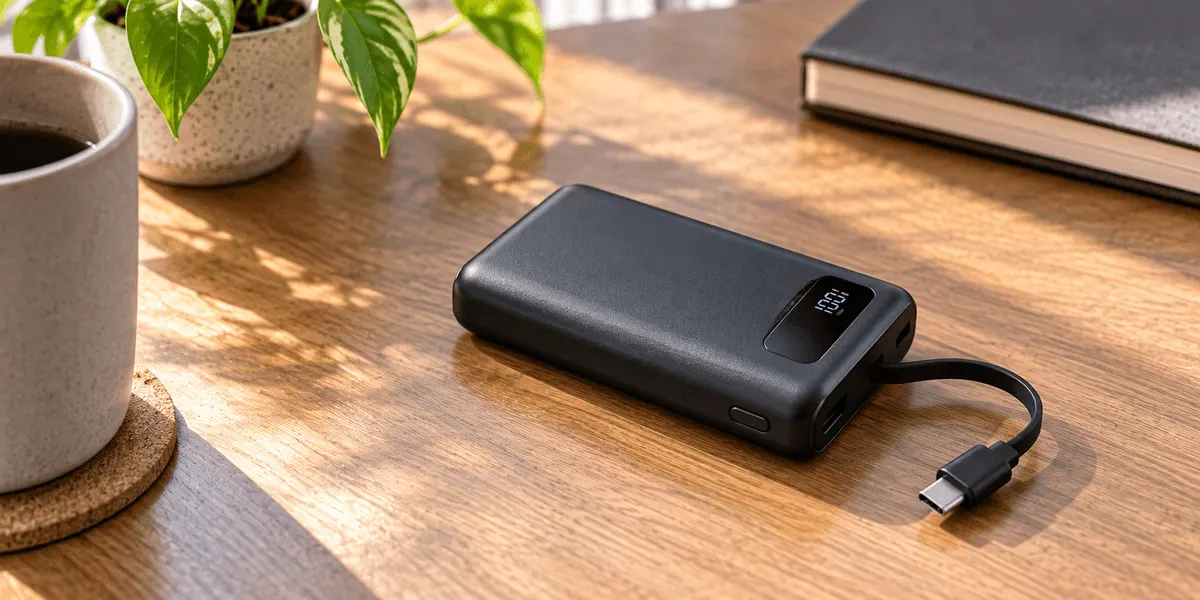 Anker Nano Power Bank(10000mAh, 45W, 巻取り式)レビュー|約7〜70cmのUSB-Cケーブルを内蔵したモバイルバッテリーを、最大45W出力・30W入力・約230gの仕様から整理