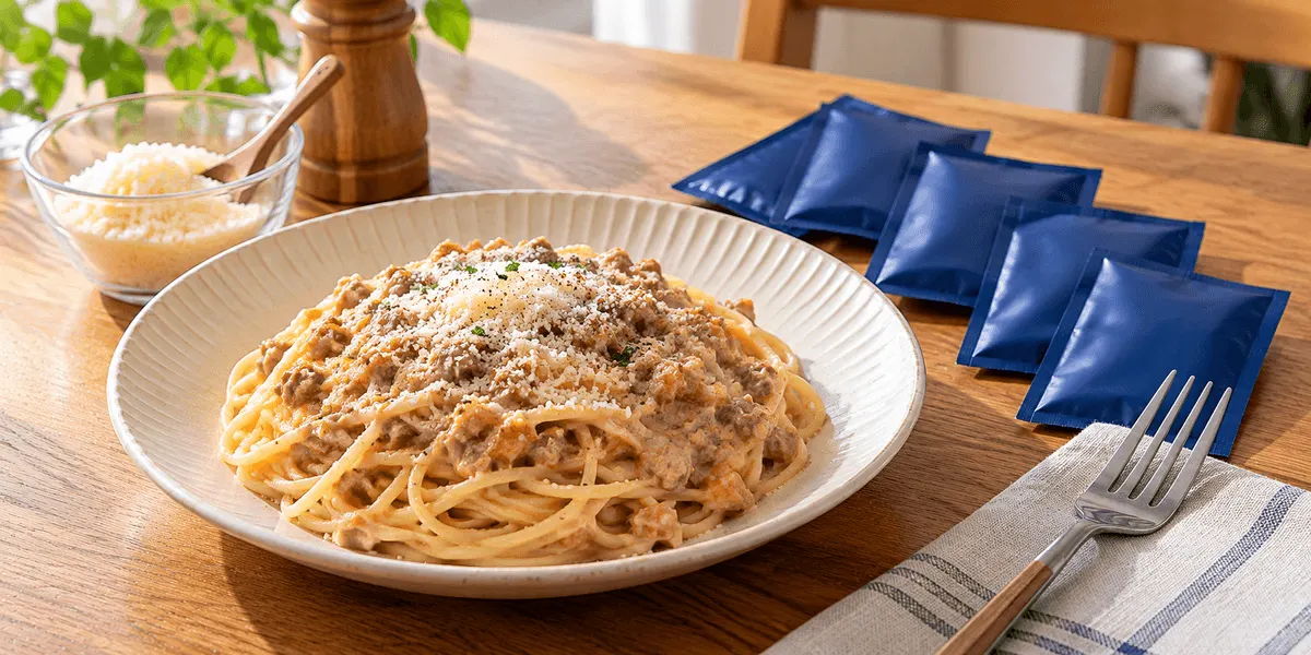 青の洞窟 Piccolino クリーミーボロネーゼ 120g×5個(あえるだけ・1人前) 購入者レビューの傾向|おいしい・手軽さ・レンジや量の言葉を、新しい順・高評価・低評価の各10件で数えた