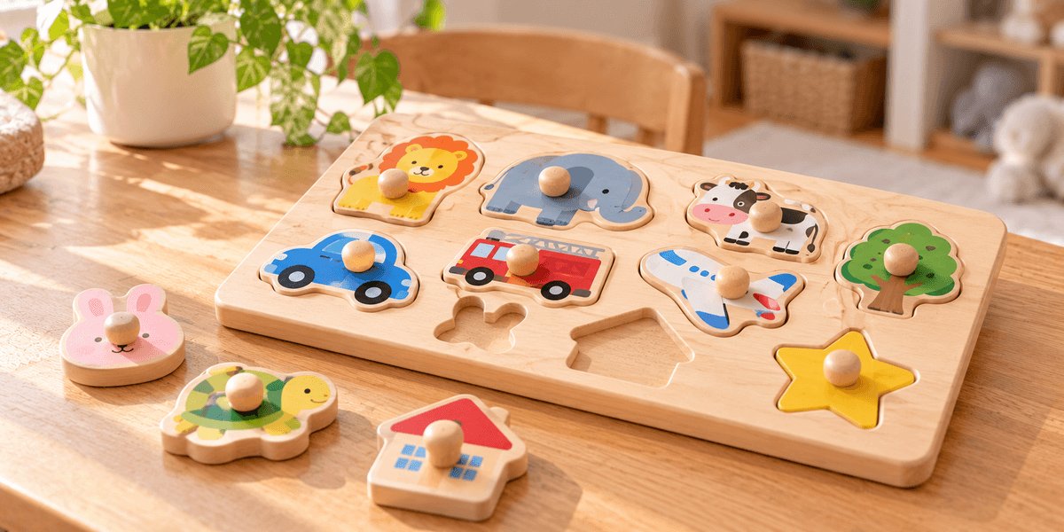 ボーネルンド ピックアップパズル バラエティ（14ピース・2歳頃〜）