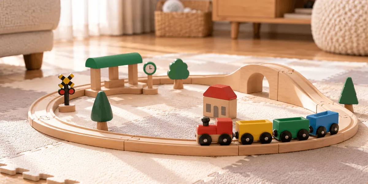 BRIO 小さな森の基本レールセット レビュー|2,000円台で木のレールを試す最初の1箱