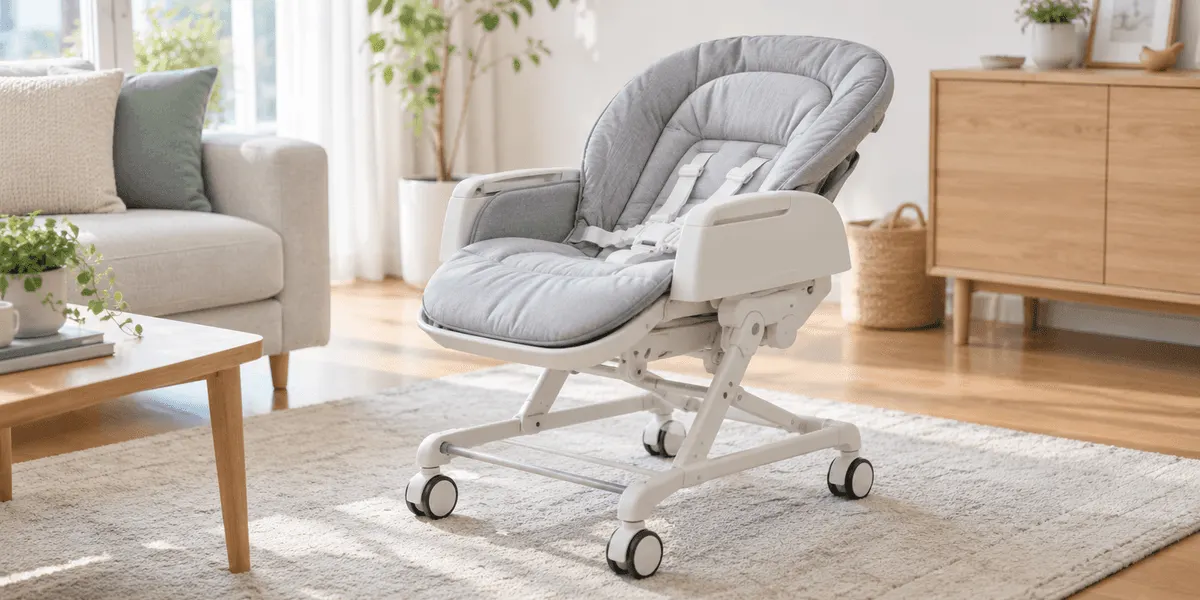 コンビ 電動ハイローチェア ネムリラ Auto DR グレー(新生児〜4歳頃・自動スウィング) のレビュー記事メインビジュアル(口コミ・評判・メリット・デメリット)