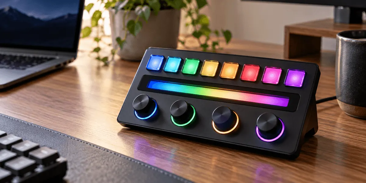 Elgato Stream Deck + レビュー|ダイヤルとタッチストリップが加わるモデルを、MK.2との1万円の差と書かれていない個数から整理