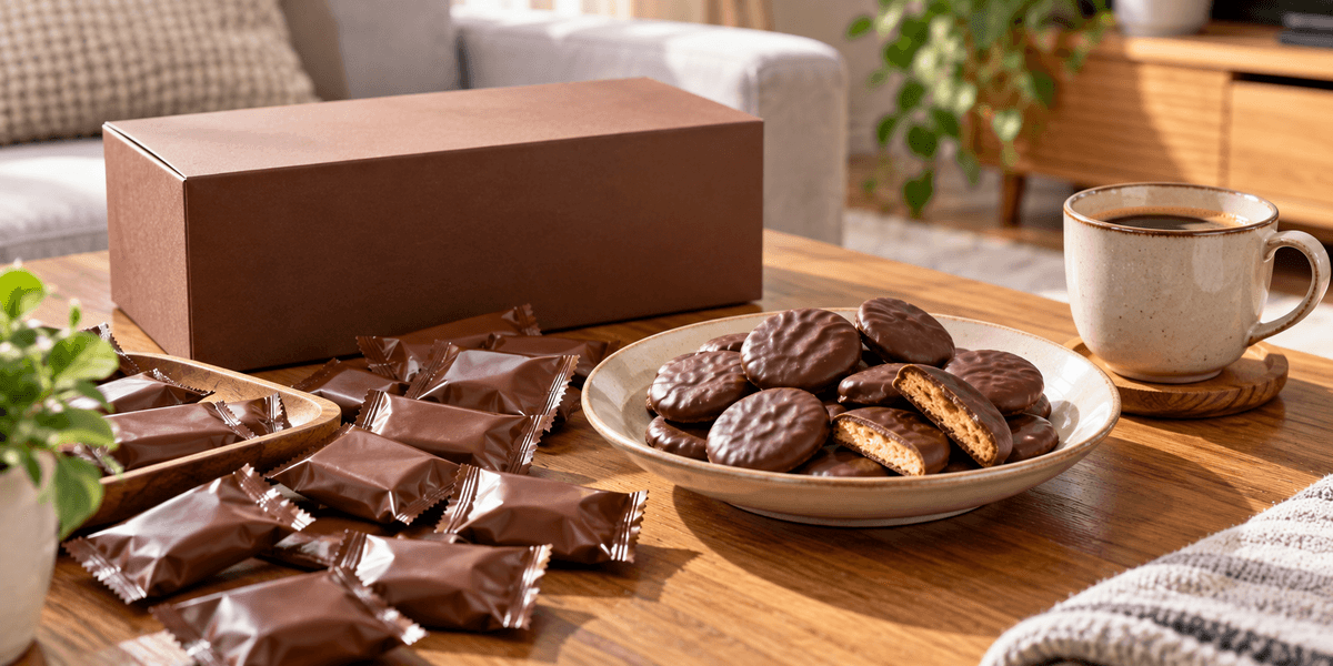 不二家 カントリーマアム チョコまみれ 大容量BOX 500g（EC限定品）