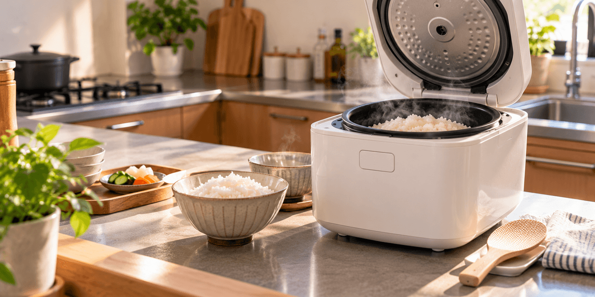 日立 ふっくら御膳 RZ-V100GM レビュー｜最高1.3気圧の圧力＆スチームIH・蒸気カットの5.5合炊きを、内釜約790g・幅24.8cmと記載のない消費電力・本体の重さから整理