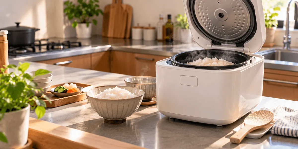日立 ふっくら御膳 RZ-V100GM レビュー|最高1.3気圧の圧力&スチームIH・蒸気カットの5.5合炊きを、内釜約790g・幅24.8cmと記載のない消費電力・本体の重さから整理