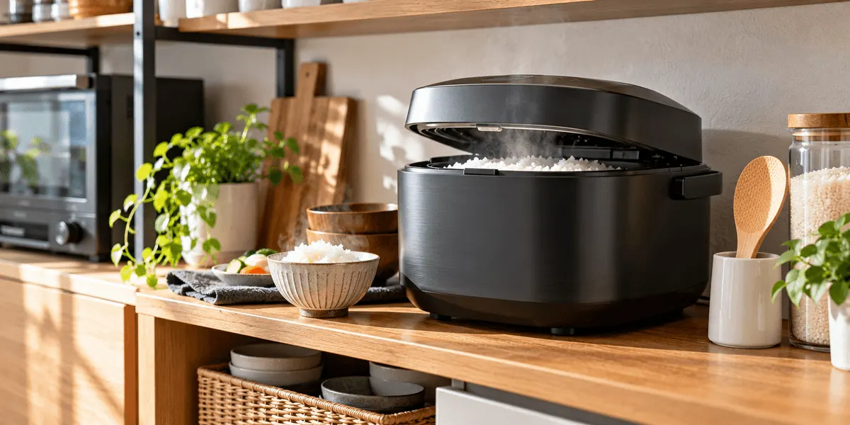 日立 圧力&スチームIH炊飯器 RZ-W100GM K(5.5合・漆黒) のレビュー記事メインビジュアル(口コミ・評判・メリット・デメリット)