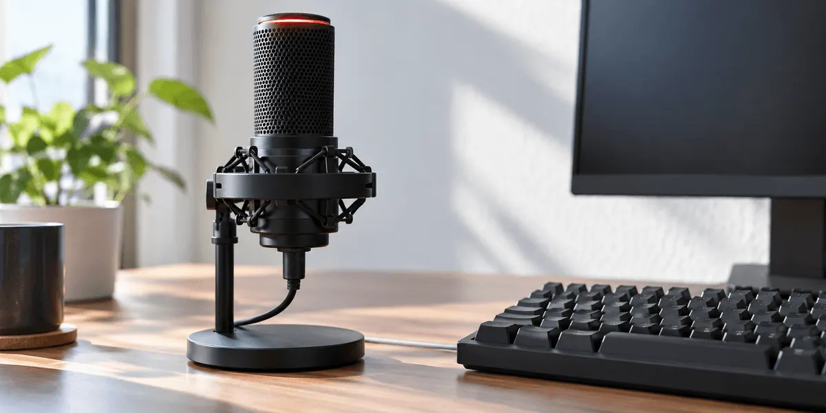 HyperX QuadCast 2 レビュー｜4つの指向特性を切り替えられるUSBコンデンサーマイクを、24bit/96kHz・3mケーブルと書かれていない寸法から整理