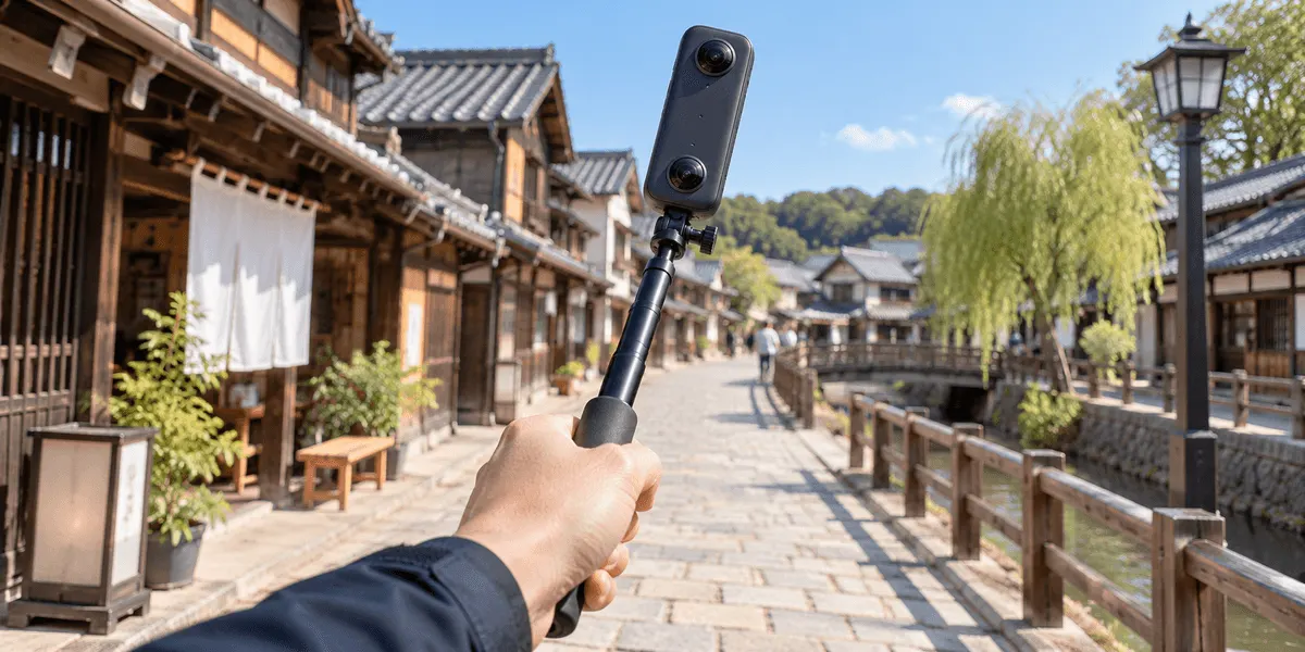 Insta360 X5 レビュー|旅と街歩きを360度で撮って、あとから切り出す