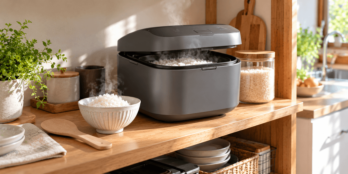 アイリスオーヤマ 米屋のつくる炊飯器 IHジャー炊飯器 5.5合 極厚2mm火釜 銘柄炊き(Amazon.co.jp限定・アッシュカラー)