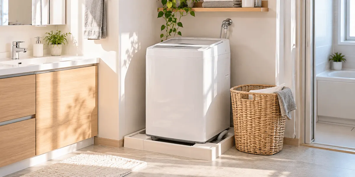アイリスオーヤマ 縦型洗濯機 ITW-50B01-W レビュー|5.0kg・標準水量47Lの全自動洗濯機を、幅約54cm・約28kgとIAW-T606との数字の違いから整理