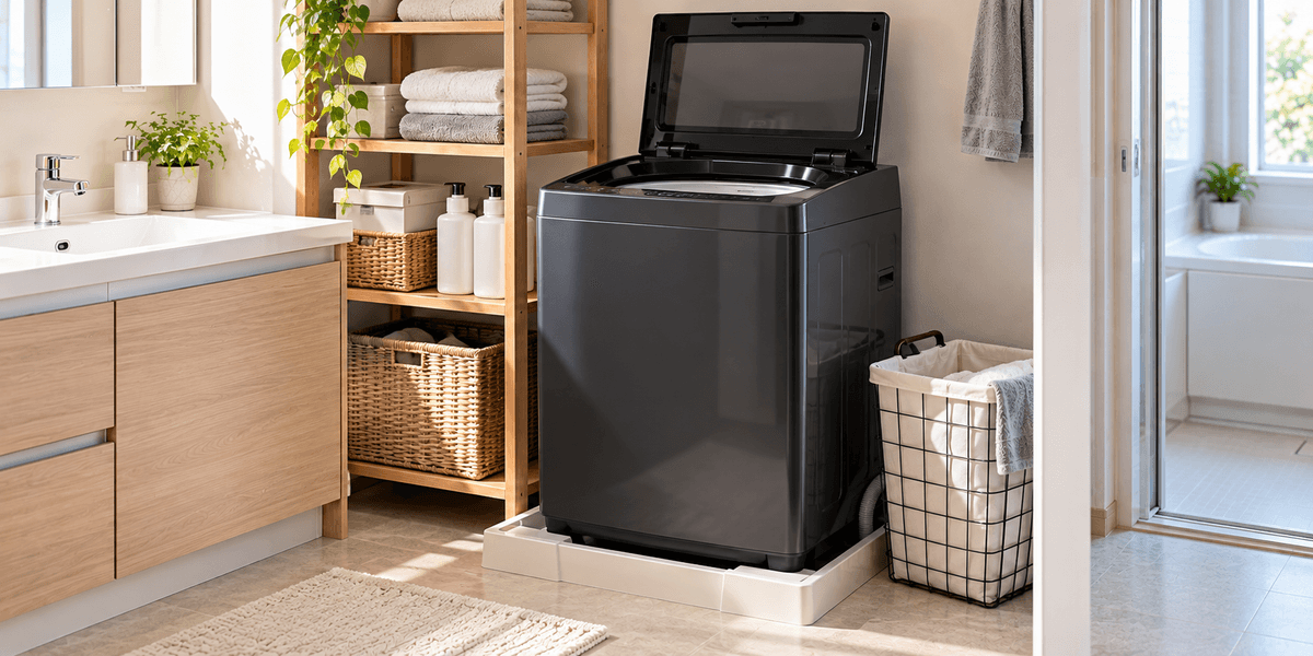 アイリスオーヤマ 全自動洗濯機 6.0kg IAW-T606-B(ブラック)