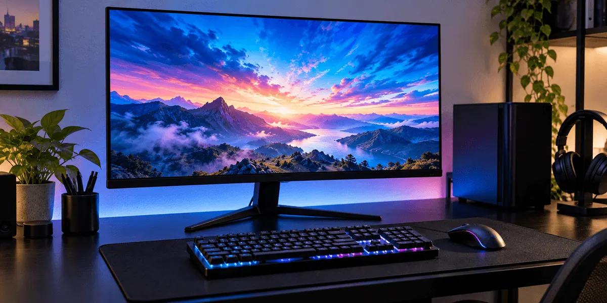 LG 27G610A-B レビュー|27インチ・WQHD・200Hzのゲーミングモニターを、HDMIは144Hzまでの条件と高さ110mm調整のスタンド、5.3kgの数字から整理