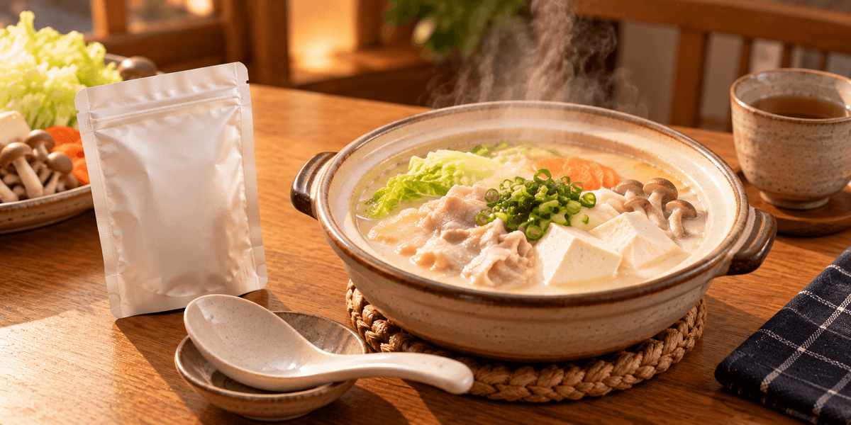 ミツカン 〆まで美味しい ごま豆乳鍋つゆ ミニパック 144g×5個