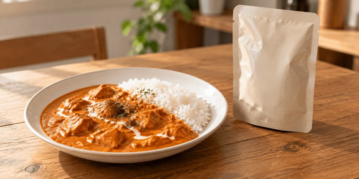 無印良品 素材を生かしたカレー バターチキン 購入者レビューの傾向|辛さ・おいしさ・量の言葉を、新しい順・高評価・低評価の各10件で数えた