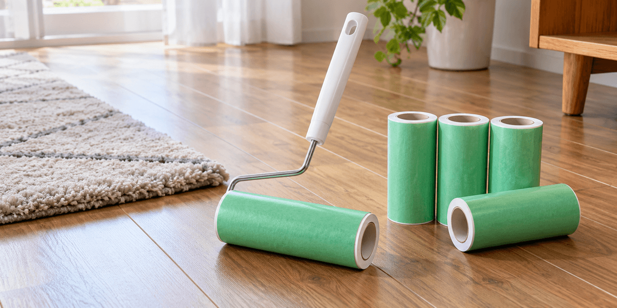 ニトムズ コロコロ スペアテープ フロアクリン 50周×4巻（160mm幅・Amazon.co.jp限定）