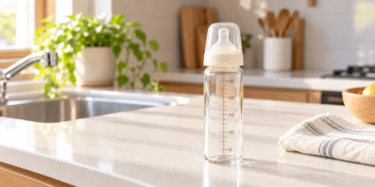 ピジョン スリム ガラス240ml レビュー|生後4か月で足した3本目、細い口と丸穴の乳首とのつきあい方
