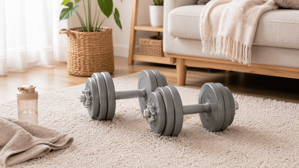 PROIRON 可変式ダンベル 10kg 2個セット（片手5kg×2）