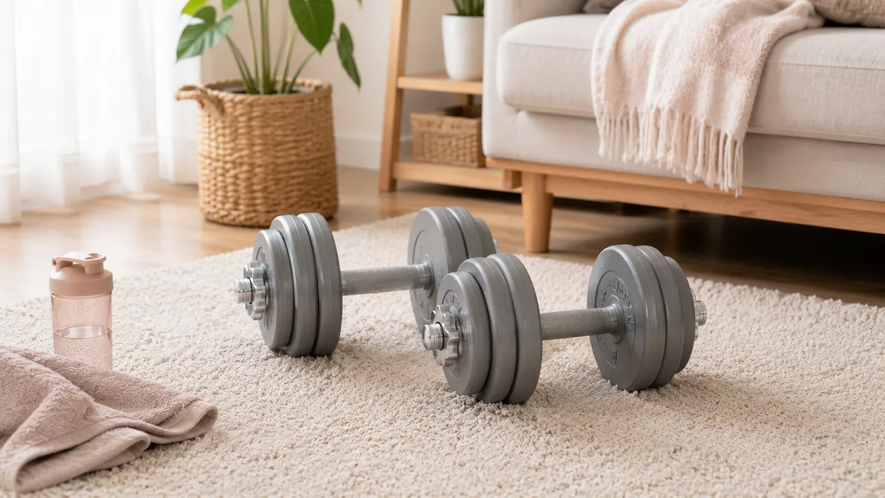 PROIRON 可変式ダンベル 10kg 2個セット(片手5kg×2) のレビュー記事メインビジュアル(口コミ・評判・メリット・デメリット)