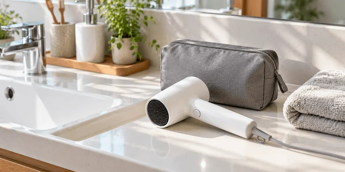 ReFa BEAUTECH DRYER SE レビュー｜商品説明で約280g・ワット数1100Wの手のひらサイズのドライヤーを、「MOIST」で約60℃以下に制御する仕組み・海外では使えない点から整理