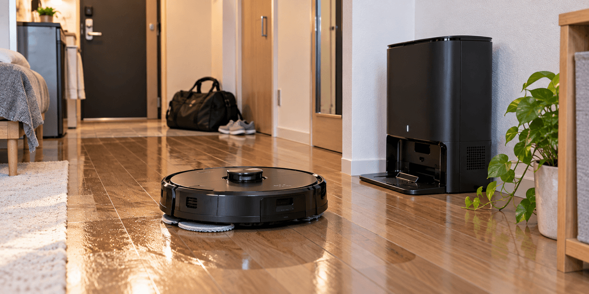 roborock Q10V+ ブラック(ロボット掃除機・水拭き・自動ゴミ収集)
