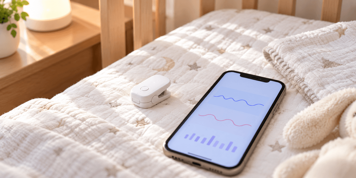 Sense-U Pro ベビーセンサー（おむつに付けるクリップ型・体動／寝姿勢／体感温度）