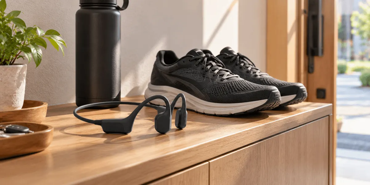 Shokz OpenRun レビュー|26g・IP67の骨伝導イヤホンを、最大8時間再生・10分充電で約1.5時間の表記と、水泳は控える注記・仕様欄の食い違いから整理