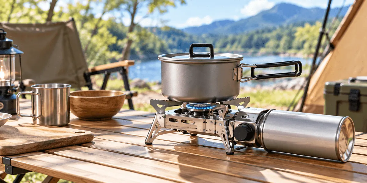 SOTO レギュレーターストーブ Range ST-340 レビュー｜フライパンで焼く日の1台。ST-310と使い分ける、火口の広いシングルバーナー
