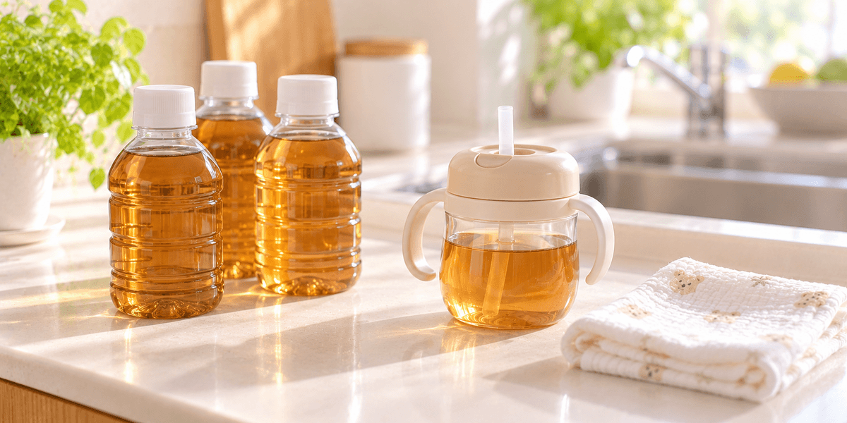 和光堂 ベビーのじかん むぎ茶 500ml×24本（1か月頃から・ノンカフェイン）