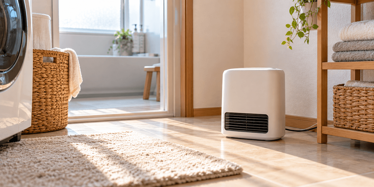 山善 セラミックヒーター 人感センサー 1200W DSF-TL12(W)（ホワイト）